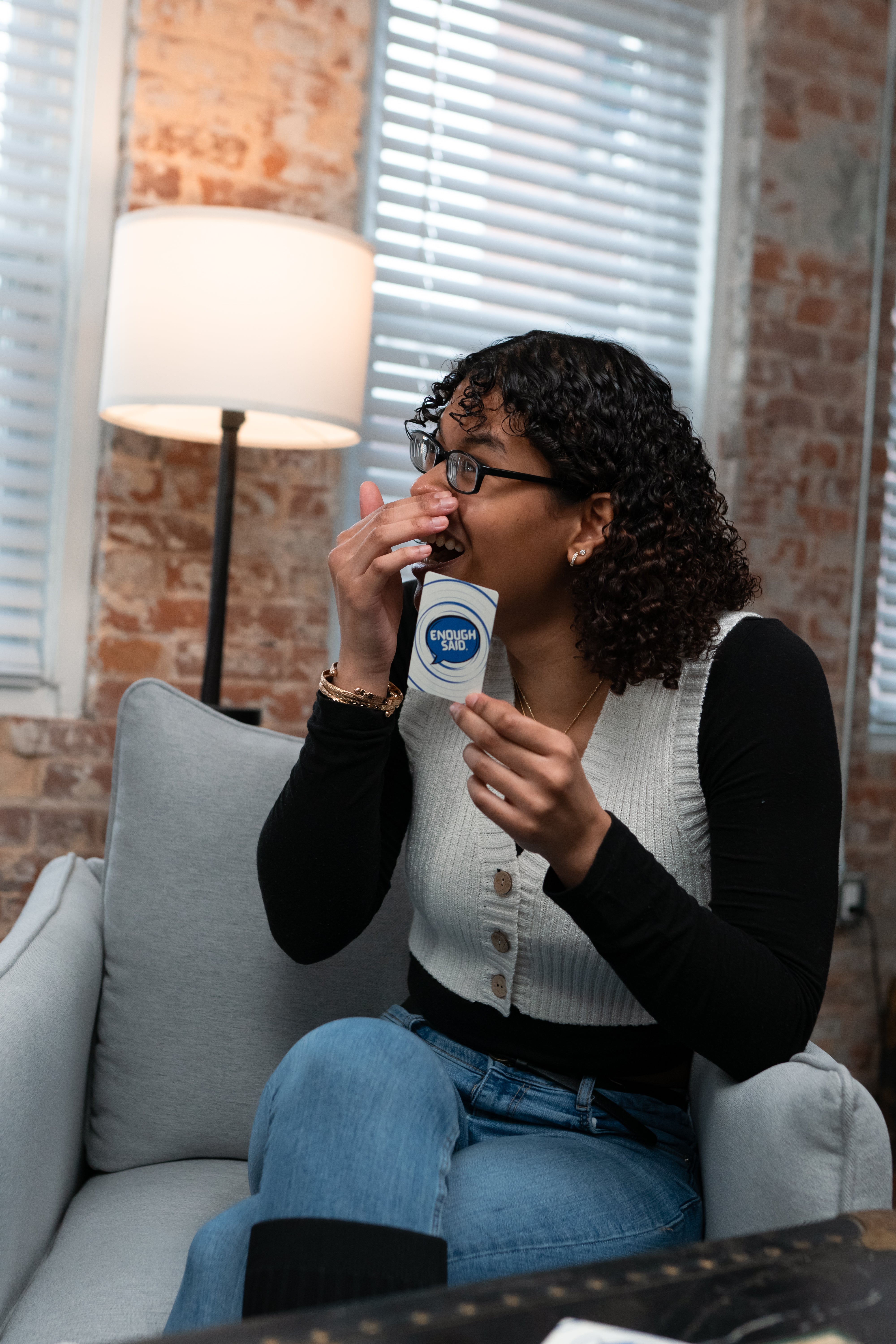 Enough Said Laughing Card Game