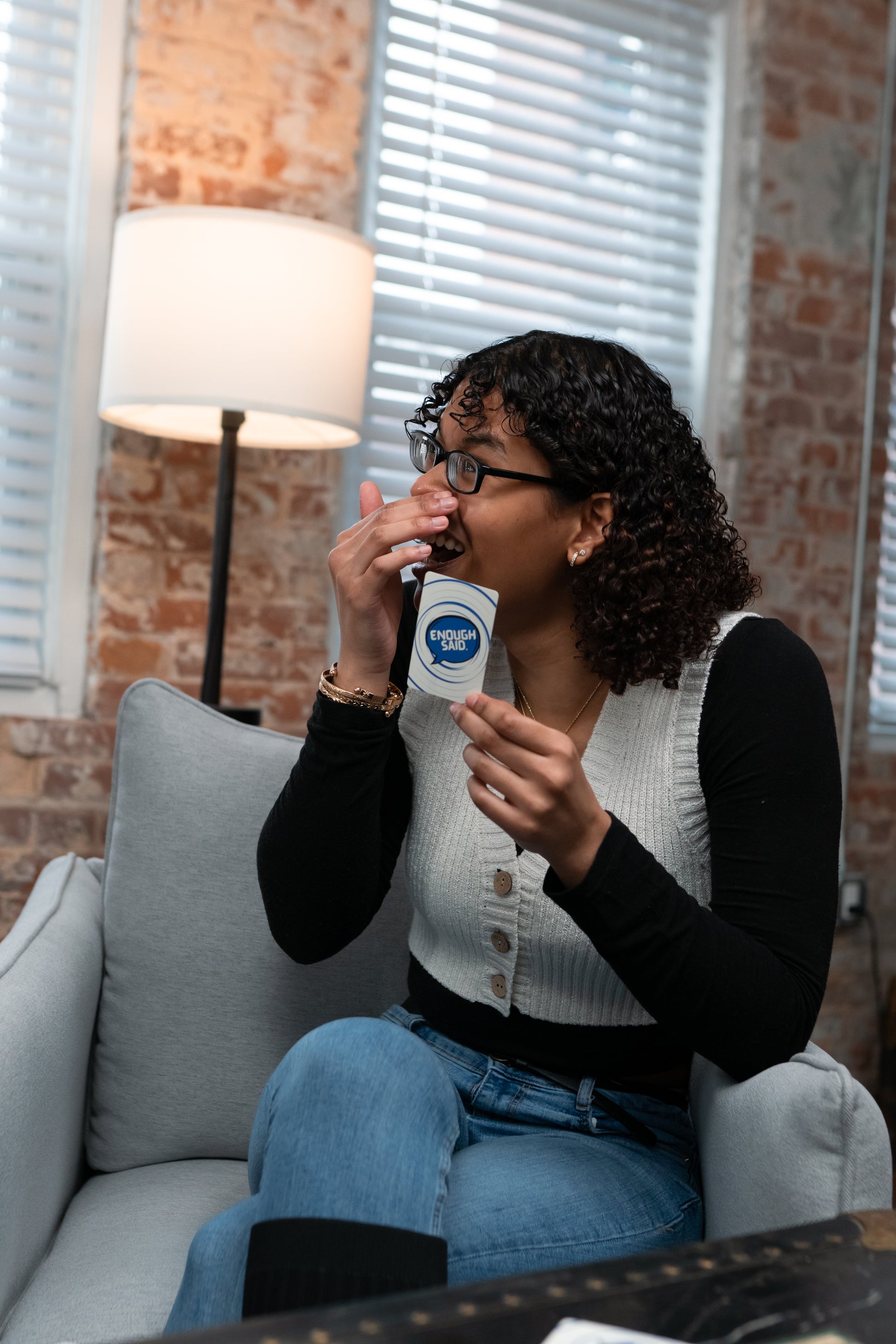 Enough Said Laughing Card Game