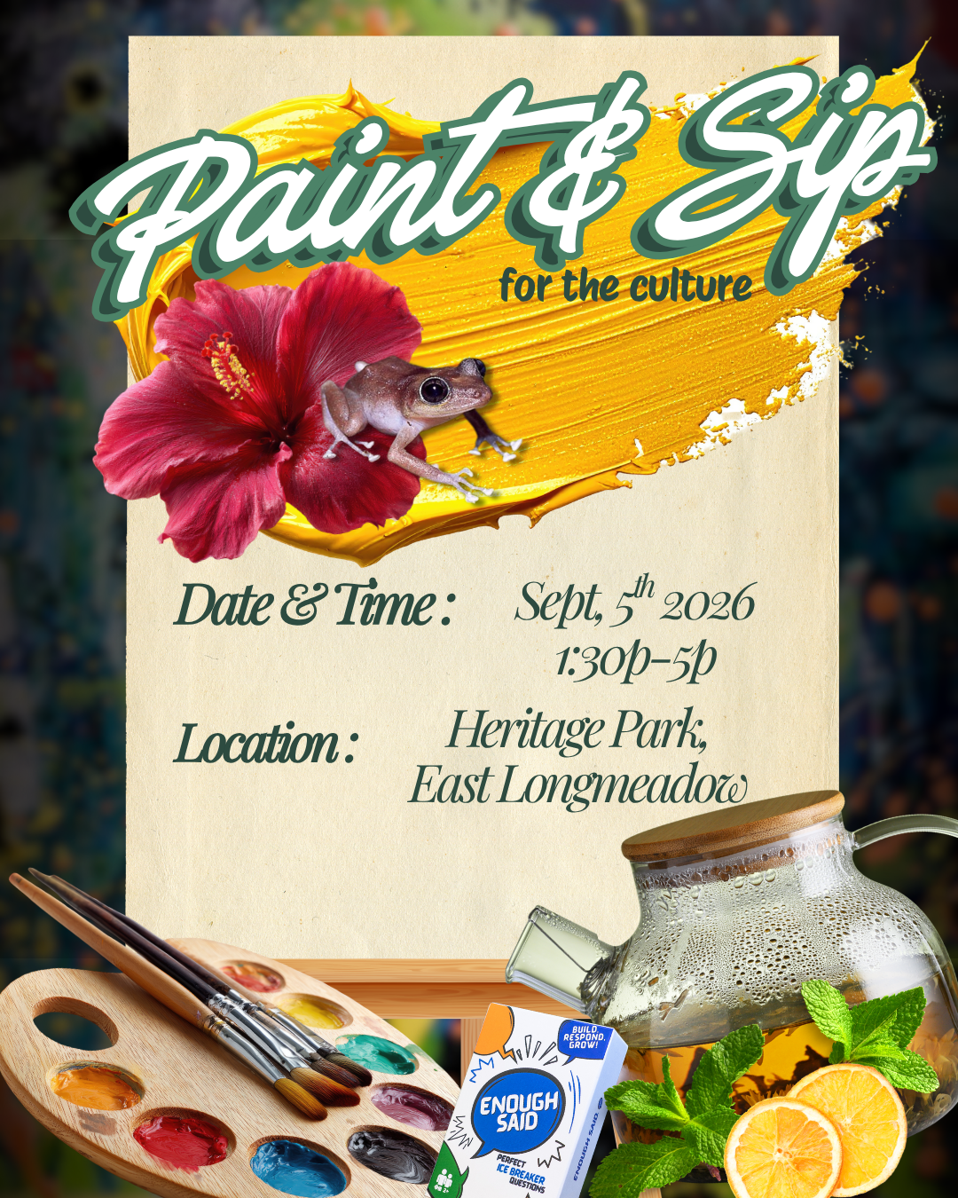 Paint & Sip for the Culture